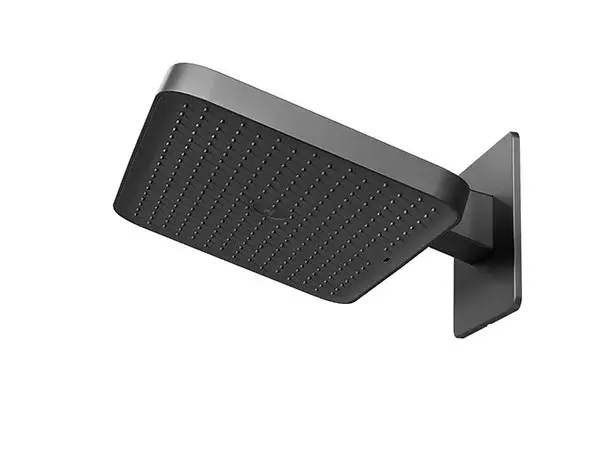 NOKEN PLUMP Верхний душ с держателем 360х240 мм, 19,08 л/мин., чёрный