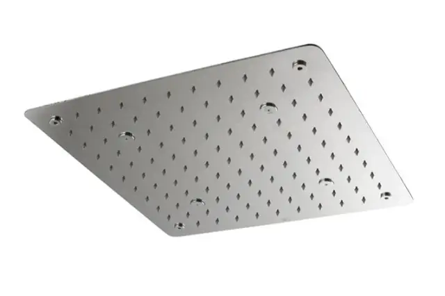 NOKEN SQUARE Потолочный душ 40х40 см, дождь и водяной туман, нержавеющая сталь блестящая