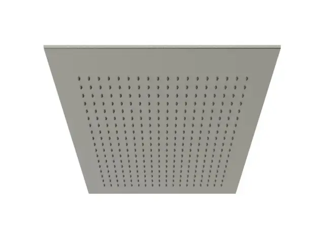 NOKEN SQUARE Верхний душ 30х30 см, с шаровым соединением, браш. титан