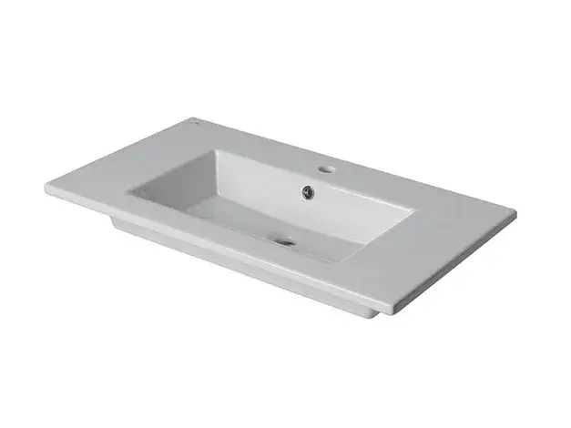 NOKEN MARNE Раковина 80 см подвесная со сливом и креплениями, белый