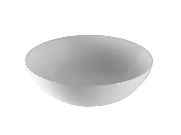 NOKEN SLENDER Раковина Ø40 см для установки на столешницу без перелива, без ДК, белый