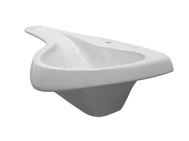 NOKEN VITAE Раковина подвесная 109 см с правым углублением и переливом, белый