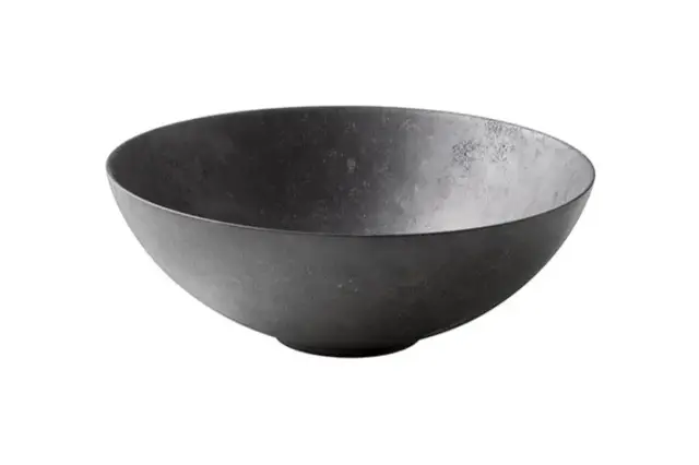 NOKEN SLENDER Раковина на столешницу Ø40 см, БЕЗ перелива, с ДК, dark concrete