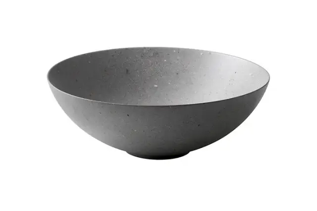 NOKEN SLENDER Раковина на столешницу Ø40 см, БЕЗ перелива, с ДК, acero concrete