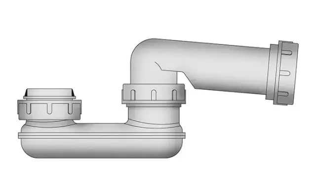 NOKEN NEXT D40 Специальный сифон для ванны, белый