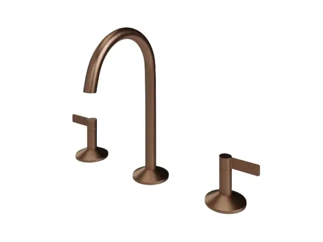 NOKEN LIGNAGE LUXE Смеситель для раковины на 3 отверстия, БЕЗ ДК, 5 л/мин, браш. медь