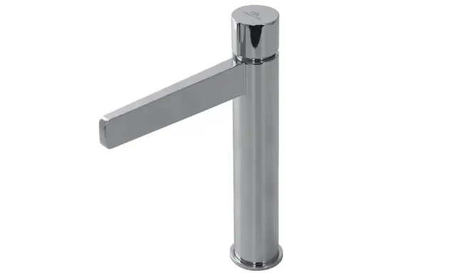NOKEN PURE LINE Высокий однорычажный смеситель для раковины, без ДК, 5 л/мин, хром
