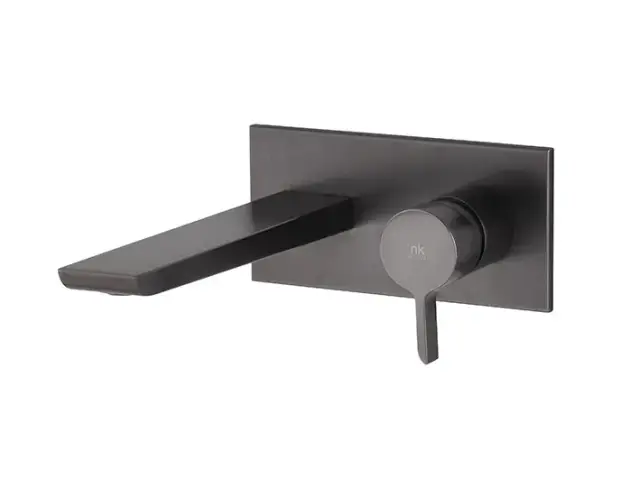 NOKEN OXO Однорычажный смеситель для раковины из стены, браш. титан