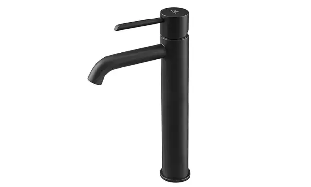 NOKEN ROUND Cмеситель для раковины H306 мм, 3/8”, 5 л/мин, без ДК, черный