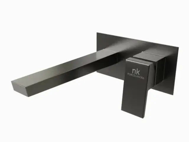 NOKEN SQUARE Внешняя часть, встроенного смесителя для раковины, без ДК, браш. титан