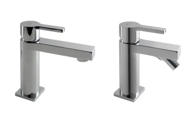 NOKEN URBAN Комплект смесителеей для биде и раковины, хром