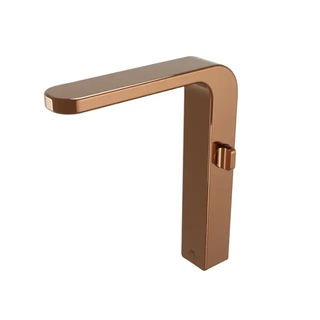 NOKEN LOUNGE FLUID Прогрессивный смеситель высокий для раковины, с аэратором “plus”, медь