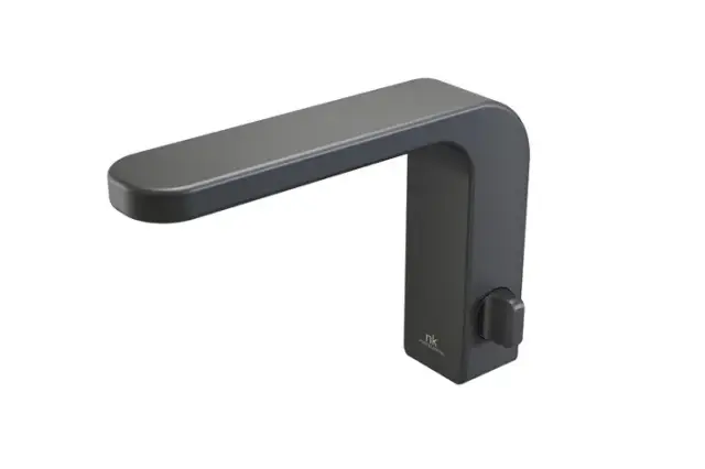 NOKEN LOUNGE FLUID Прогрессивный смеситель для раковины, с аэратором “plus”, черный матовый