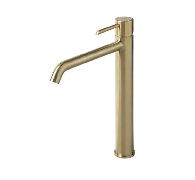 NOKEN ROUND Cмеситель для раковины H306 мм, 3/8”, 5 л/мин, без ДК, браш. латунь