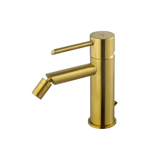 NOKEN ROUND Смеситель для биде, с ДК, 3/8”, 5 л/мин, браш. золото