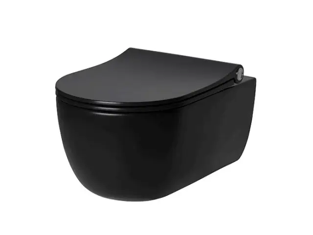 NOKEN ACRO COMPACT Унитаз подвесной RIMLESS 49 см, Matt black